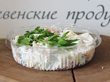 Салат с копченой курицей 100г