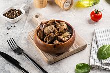 Желудки куриные жареные с луком 1 кг